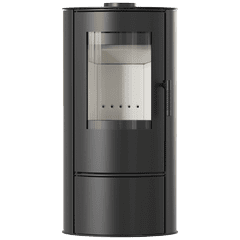 Wood burning steel stove ILDNORD LOKI 8kW Ø 150