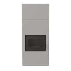 Kominek powietrzny ILDNORD BERGEN BOX 8 kW Ø 180 w obudowie GRANITO
